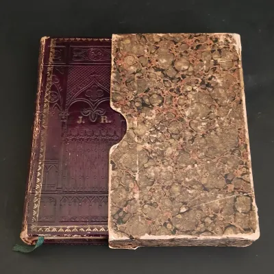 LOT 201: Leather-Bound German General Evangelical Hymnal for the Grand Duchy of Hesse 1842