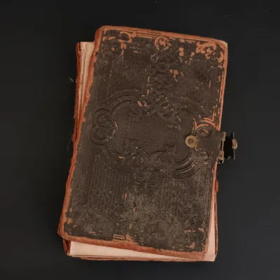 LOT 204: Latched New Testament 1863 with The Marriage Memento 1852 & Peep of Day 1877