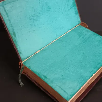 LOT 201: Leather-Bound German General Evangelical Hymnal for the Grand Duchy of Hesse 1842