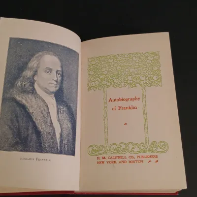 LOT 208: Antique Book Lot featuring 'Our Country in War' (1898), Benjamin Franklin & Others