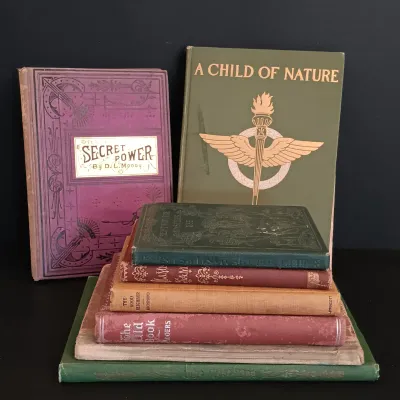 LOT 209: Antique Book Lot featuring The Good Neighbor, The Old Book: How it Came & How to Use It, Lame Sam & Others