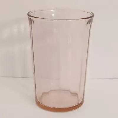 LOT 213: Pink Depression Glass Stemmed Glasses, Dish and Glass