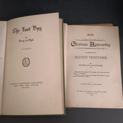 LOT 209: Antique Book Lot featuring The Good Neighbor, The Old Book: How it Came & How to Use It, Lame Sam & Others