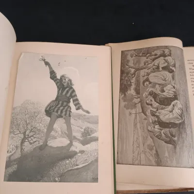 LOT 209: Antique Book Lot featuring The Good Neighbor, The Old Book: How it Came & How to Use It, Lame Sam & Others