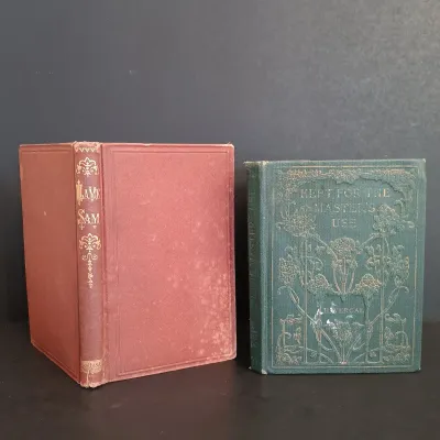 LOT 209: Antique Book Lot featuring The Good Neighbor, The Old Book: How it Came & How to Use It, Lame Sam & Others