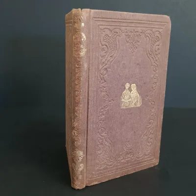 LOT 204: Latched New Testament 1863 with The Marriage Memento 1852 & Peep of Day 1877