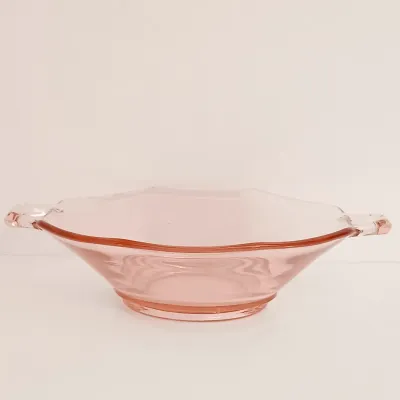 LOT 136: Vintage Pink Depression Glass