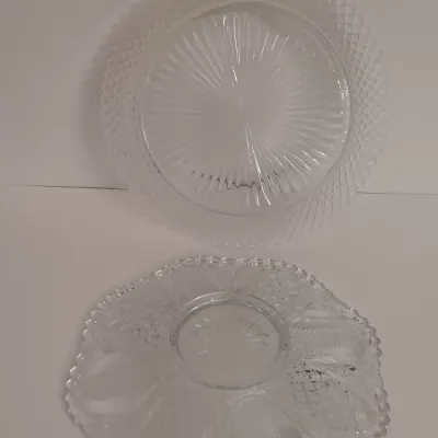 LOT 140: Signature Houseware Dinner Bowls, Vintage Candy Bowls & Vases