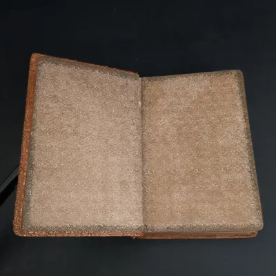LOT 205: Sir Walter Scott Poetry with Bamboo Pattern Leather Cover, Classic Poems Circa 1908 & The Poems of Adelaide A Procter 1881