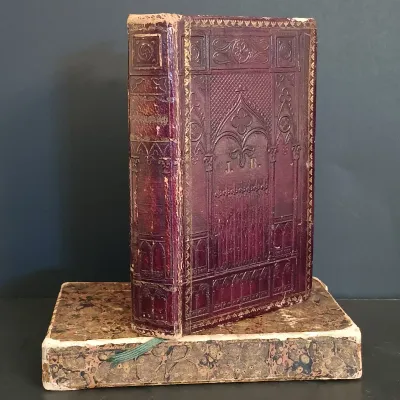 LOT 201: Leather-Bound German General Evangelical Hymnal for the Grand Duchy of Hesse 1842