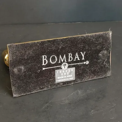 LOT 238: Etched Brass Pot with Brass Bombay Card Holder, EPNS Ware Brass Mini Goblets with Tray & Brass Candlestick Holders
