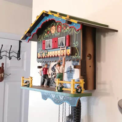 LOT 221: E. Schmeckenbecher West German Cuckoo Clock