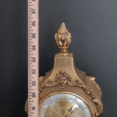 LOT 226: Westwood 8-Day Metal Mantel Clock
