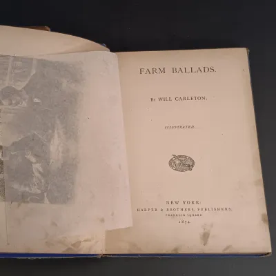 LOT 210: Antique Book Lot featuring City Festivals, Farm Ballads, The Book of Gold & More