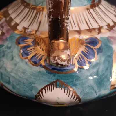 LOT 223: Bequet-Style Belgium Made Porcelain Ewers