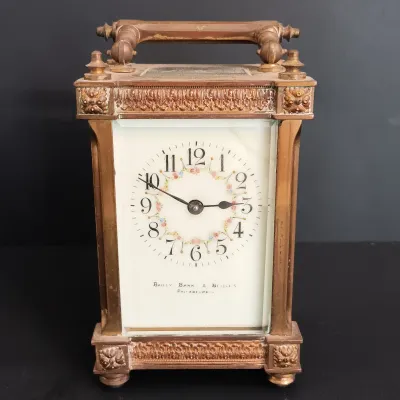 LOT 224: Antique Bailey Banks and Biddle Philadelphia Carriage Clock
