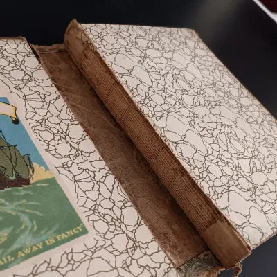 LOT 205: Sir Walter Scott Poetry with Bamboo Pattern Leather Cover, Classic Poems Circa 1908 & The Poems of Adelaide A Procter 1881