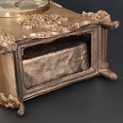 LOT 226: Westwood 8-Day Metal Mantel Clock