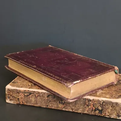 LOT 201: Leather-Bound German General Evangelical Hymnal for the Grand Duchy of Hesse 1842