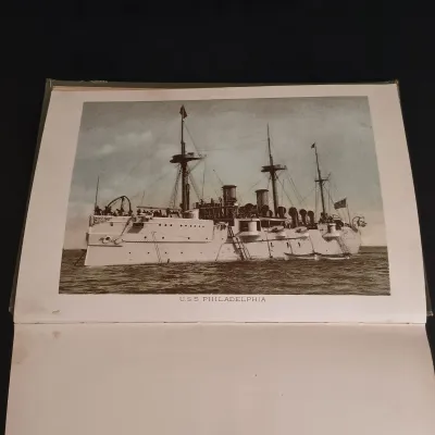 LOT 208: Antique Book Lot featuring 'Our Country in War' (1898), Benjamin Franklin & Others
