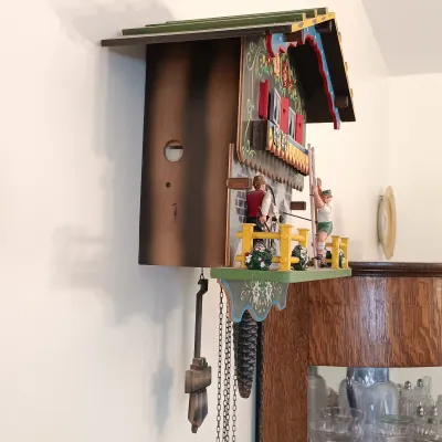 LOT 221: E. Schmeckenbecher West German Cuckoo Clock