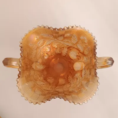 LOT 139: Vintage Glass Collection: Uranium, Marigold Carnival, Pink