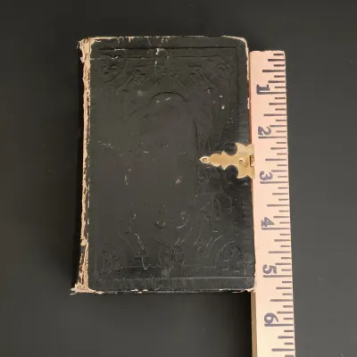 LOT 202: Latched Holy Bible 1868 - S. D. Burlock Philadelphia Publishing