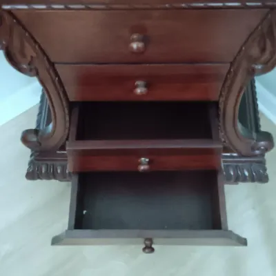 LOT 190: Bombay-Style 4-Drawer Chest