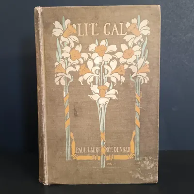 LOT 207: Collection of Antique Books: Li"l" Gal by Paul L Dunbar, The Castle & The Cottage by E. Perring, Songs of Sierra...
