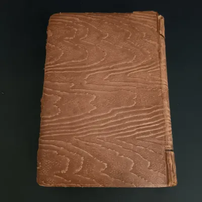 LOT 205: Sir Walter Scott Poetry with Bamboo Pattern Leather Cover, Classic Poems Circa 1908 & The Poems of Adelaide A Procter 1881