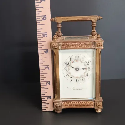 LOT 224: Antique Bailey Banks and Biddle Philadelphia Carriage Clock