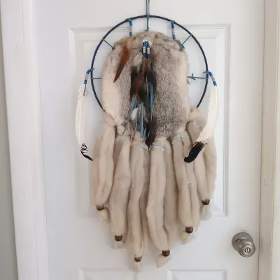 LOT 236: Pair of Native American Mandala Dream Catchers with House of Lloyd Arrowhead Resin Wall Art