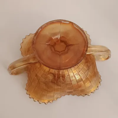 LOT 139: Vintage Glass Collection: Uranium, Marigold Carnival, Pink