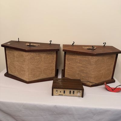 Vintage Bose Model 901 Speakers with Active Equalizer (DR-MG)
