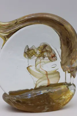 Gene H. Koss “Shape” 1989 Art Glass Sculpture