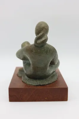 Tosia Malamud Signed & Numbered Bronze Figure Sculpture, 1964