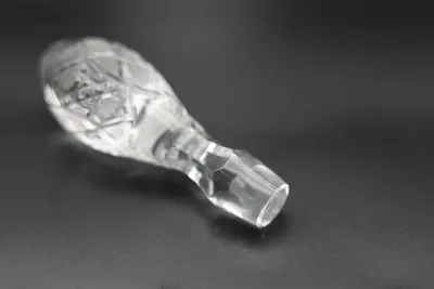 Cut Glass Decanter with Matching Stopper