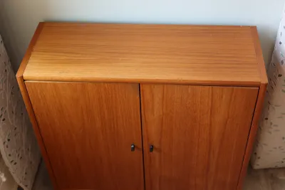 Two-Door Wood Storage Cabinet