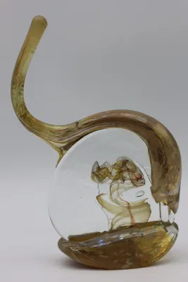 Gene H. Koss “Shape” 1989 Art Glass Sculpture