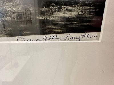 Clarence John Laughlin (1905–1985), “Two Homes Along Country Roads with Trees,” Signed Gelatin Silver Photograph