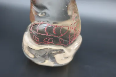 Gene Koss “Ridge Road Climb” Art Glass Sculpture, 1989