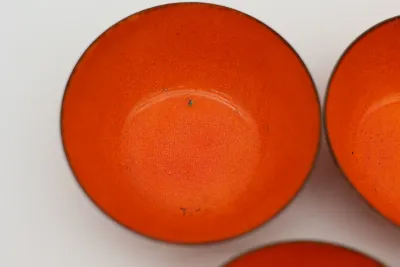 Jade Snow Wong San Francisco Enameled Copper Bowls – Set of 7