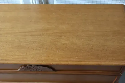 Cedar-Lined Wood Storage Chest with Carved Detail