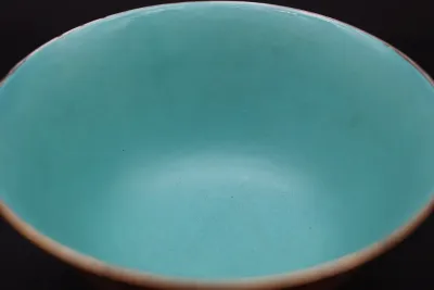Chinese Coral-Ground Famille Rose Porcelain Bowl