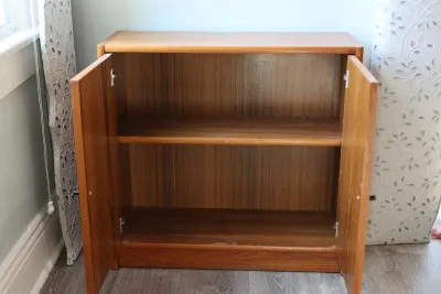 Two-Door Wood Storage Cabinet