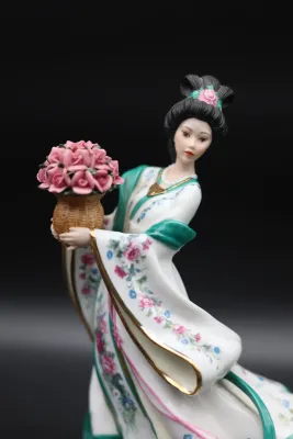 Lena Liu for Danbury Mint “The Rose Princess” Porcelain Figurine