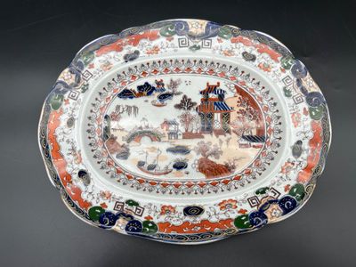 Early 19th-Century Mason’s Patent Ironstone China Platter