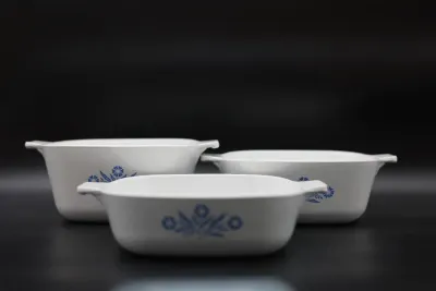 CorningWare Cornflower Blue Casserole & Baking Dish Set – 5 Pieces