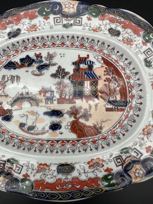 Early 19th-Century Mason’s Patent Ironstone China Platter
