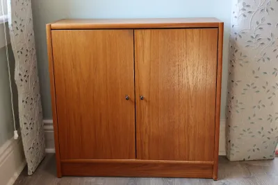 Two-Door Wood Storage Cabinet
